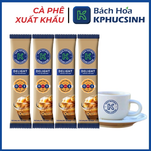 Cà Phê Sữa Hòa Tan K Delight 3in1 255g (Hộp 15 gói x 17g) Thơm Ngon Đậm Vị - Thương Hiệu K Coffee | BigBuy360 - bigbuy360.vn