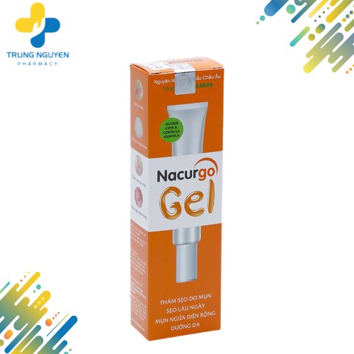 Gel giảm mụn, thâm sẹo do mụn & dưỡng da Nacurgo (20g)