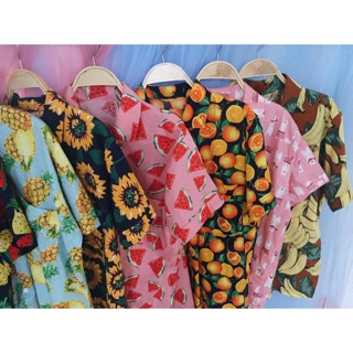 BỘ QUẦN ÁO HOA QUẢ