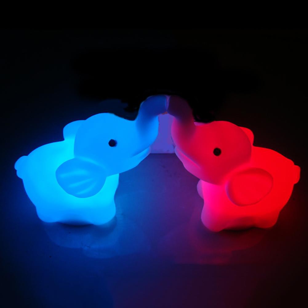 Hàng Đầu❀Đèn Ngủ LED 7 Màu Hình Chú Voi Dễ Thương