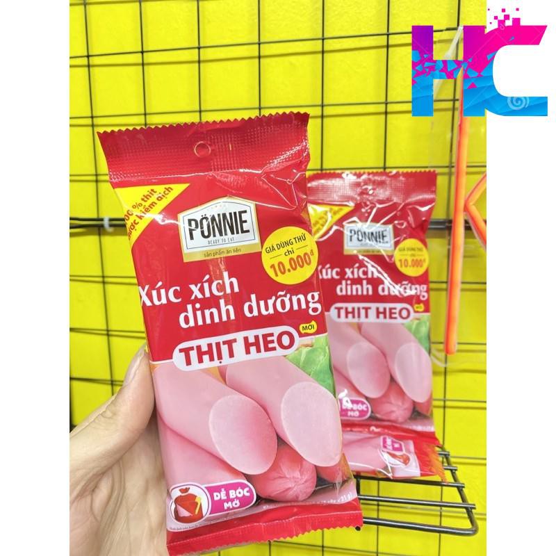  Xúc xích dinh dưỡng thịt heo Ponnie gói 105g