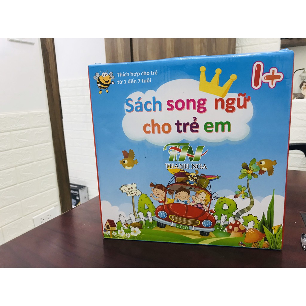 [Phiên Bản 2021 ] Đồ chơi giáo dục,Sách Nói Điện Tử Song Ngữ Anh- Việt Giúp Thông Minh Học Tốt Tiếng  Anh