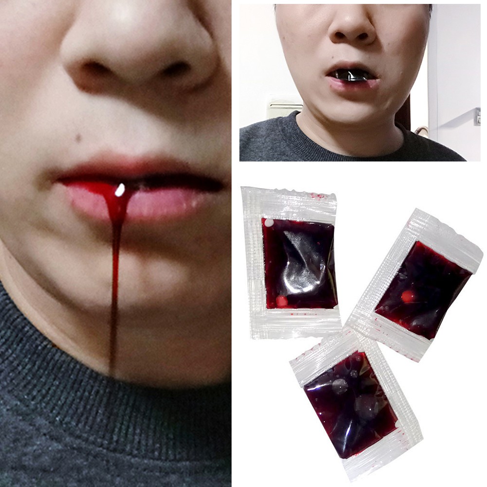 Túi máu giả 3ml tiện lợi dành cho hóa trang halloween