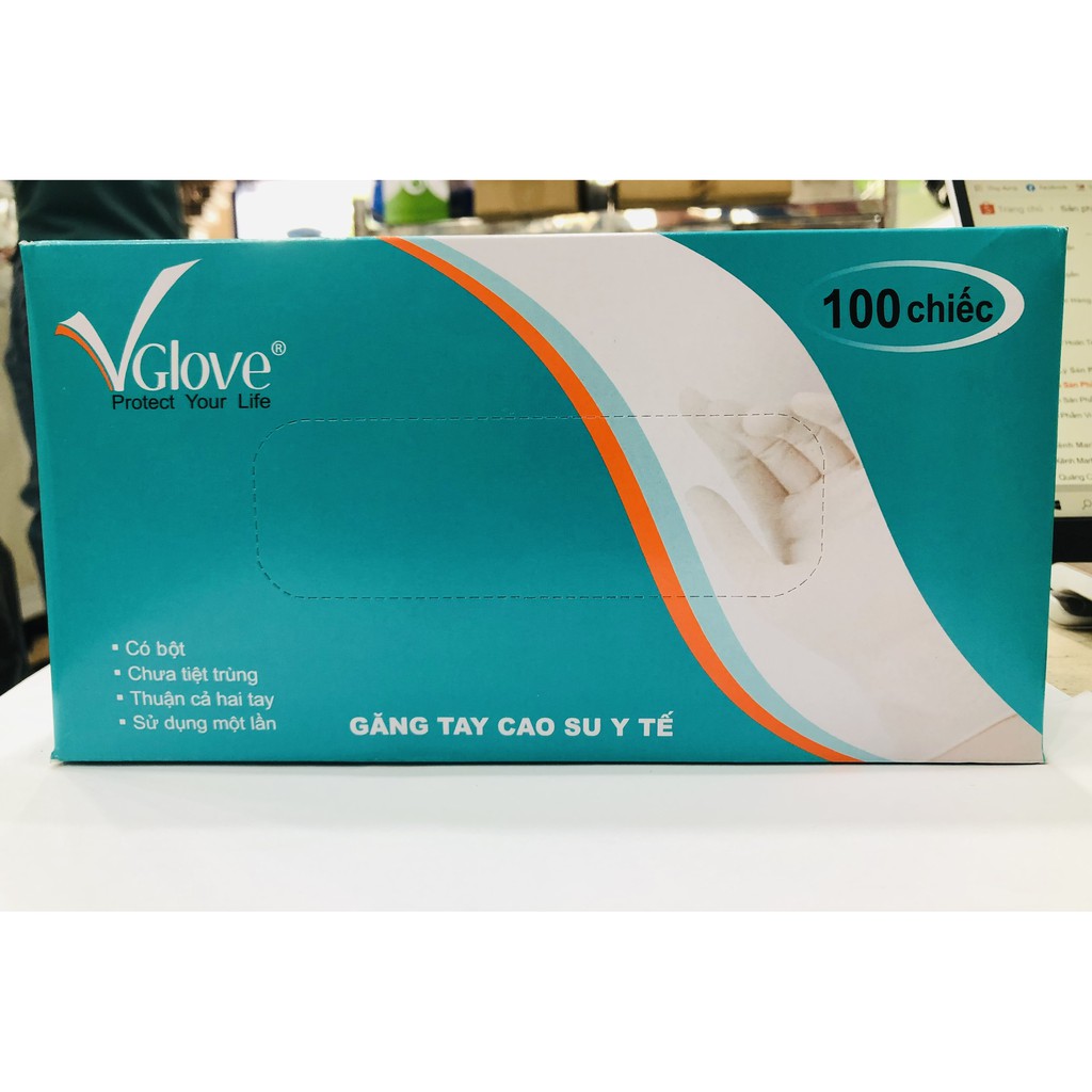 Găng tay y tế có bột Vglove
