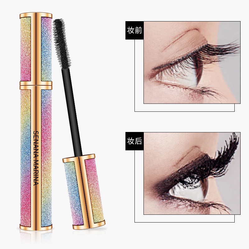 Mascara 4D lấp lánh Senana 8g chống thấm nước, làm dày và dài mi | BigBuy360 - bigbuy360.vn
