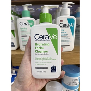 Sữa rửa mặt CeraVe Hydrating Facial Cleanser (237mL)