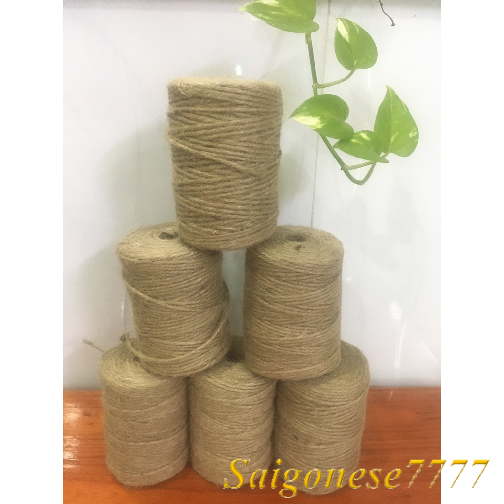 110 MÉT Dây Gai Sơ Dừa Trang Trí Gói Quà Treo Ảnh Nghệ Nhuật