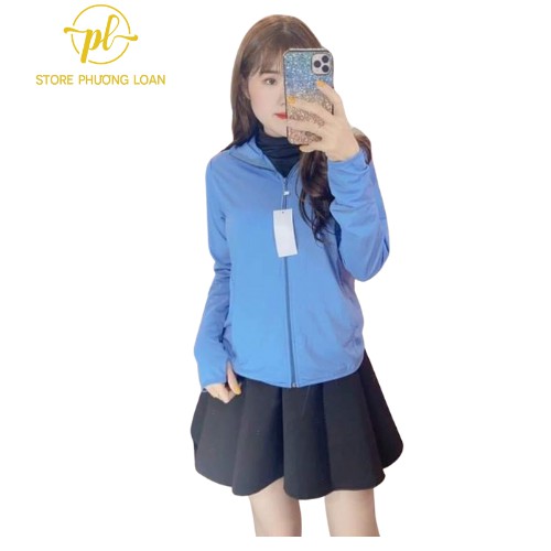 Áo chống nắng nữ 1 lớp, áo khoác chống nắng chất vải  thông hơi kim cương 4 chiều xuất nhật STORE PHƯƠNG LOAN