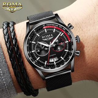Đồng Hồ Nam ROMA ITALIA Dây Titanium Siêu Bền - Phong Cách Sang Trọng