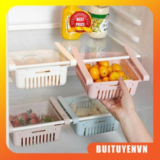 Rổ kẹp tủ lạnh đa năng, khay cài tủ lạnh và bàn làm việc, có thể co giãn.