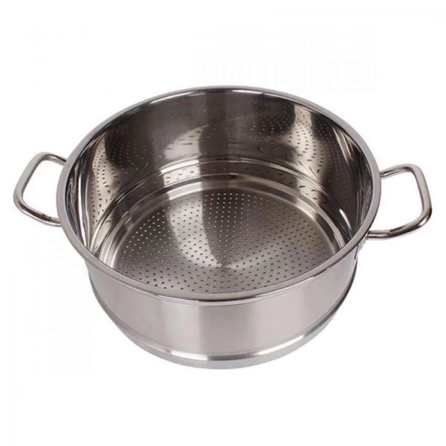 Bộ nổi xửng hấp inox 3 đáy FIVESTAR 30 cm 18 lít nắp inox [HANG CHÍNH HÃNG BẢO HÀNH 5 NĂM]