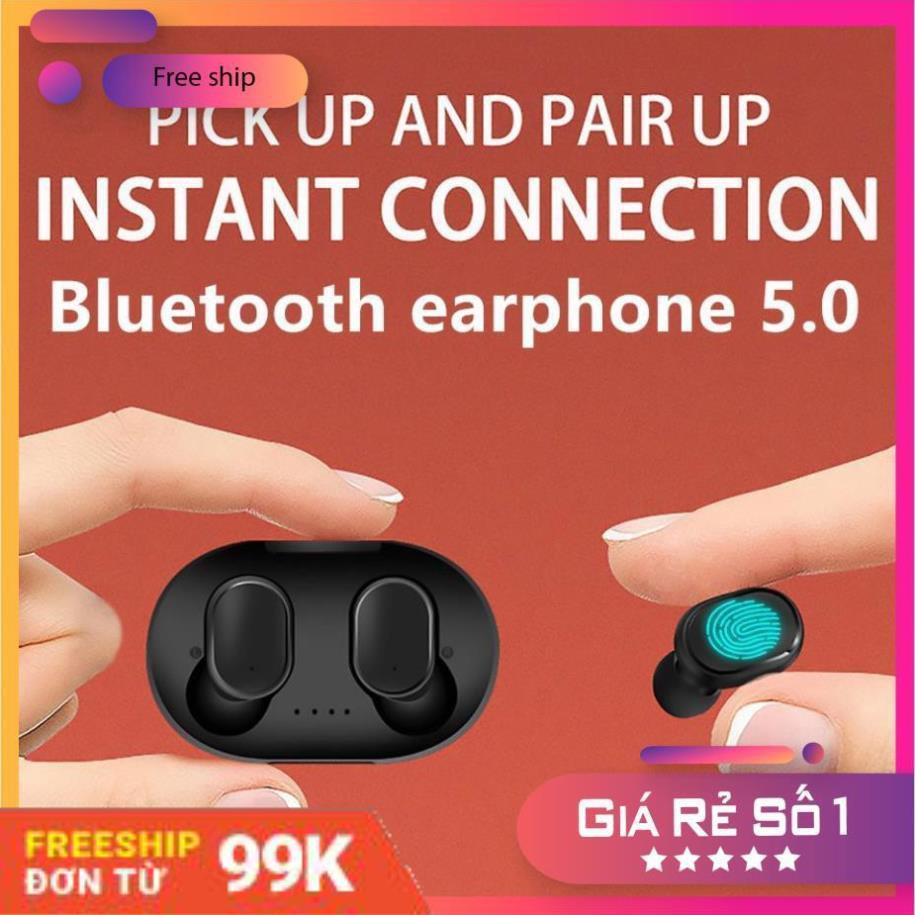 Tai nghe Bluetooth 5.0 A6S Pro Tws có hộp sạc chất lượng cao điện thoại thông minh