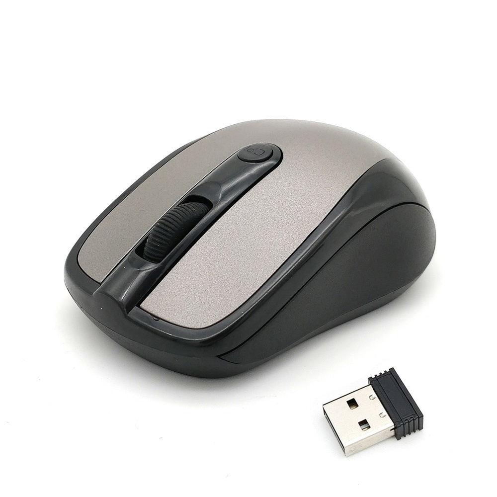 Chuột Quang Không Dây 2.4Ghz Kèm Đầu Chuyển Đổi Usb Chuyên Dụng Cho Máy Tính/Laptop