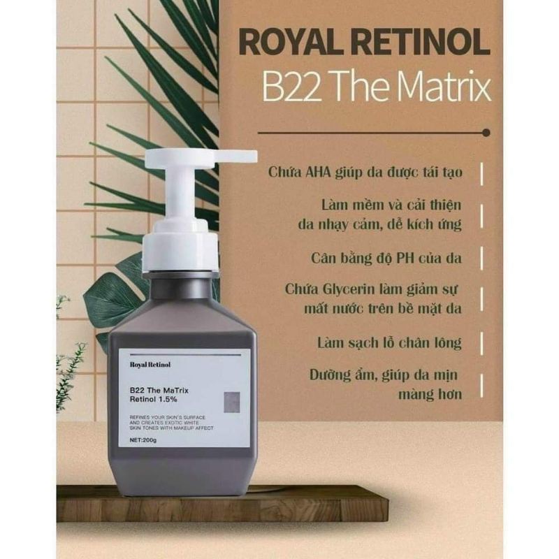 kem ủ kích trắng Body Retinol B22 the Matrix