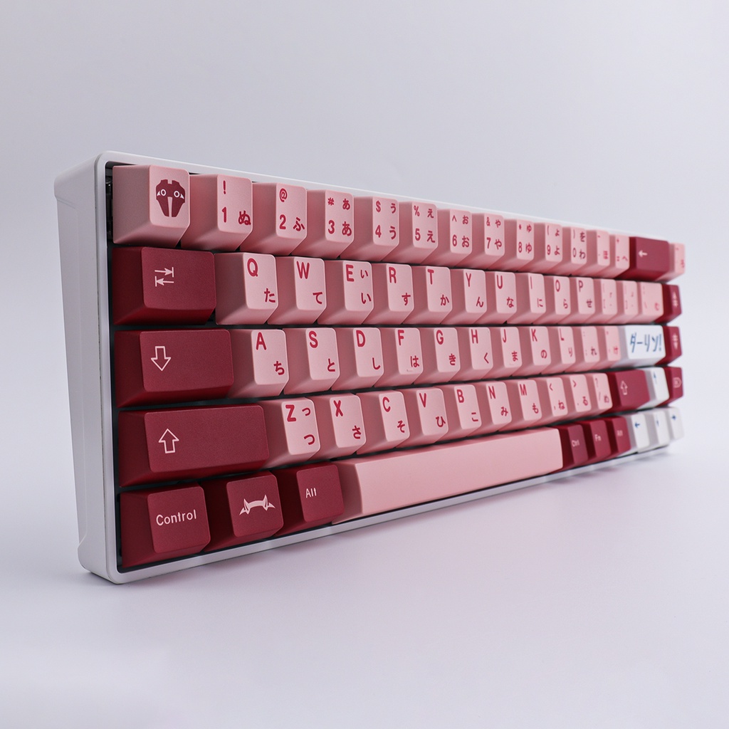 GMK Darling keycaps, 129 phím keycaps Cherry Profile DYE-SUB Cá nhân hóa GMK Keycaps cho Bàn phím cơ / Bàn phím cơ chơi game