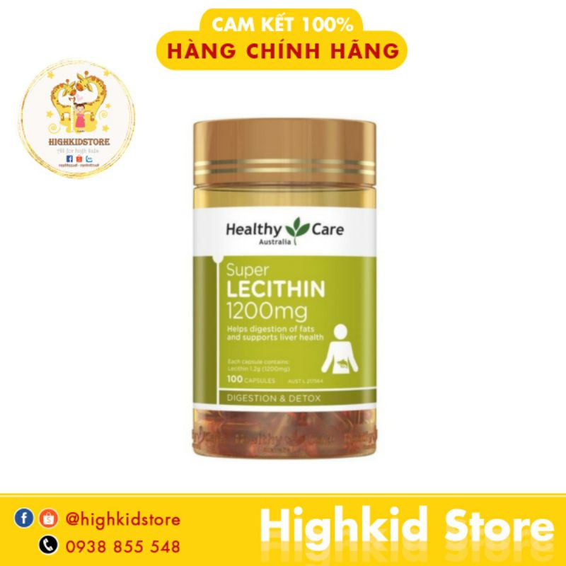 [Date mới]Mầm đậu nành Super Lecithin Healthy Care - Úc