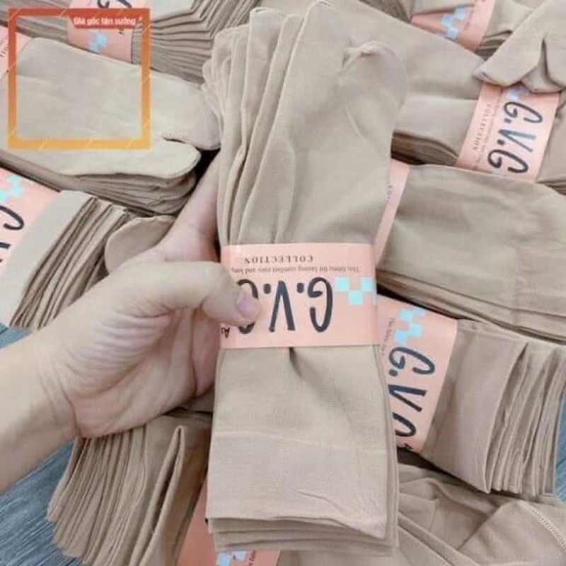 Set 10 đôi Tất da XỎ NGÓN dày dặn, siêu dai cho nữ - loại cao cổ