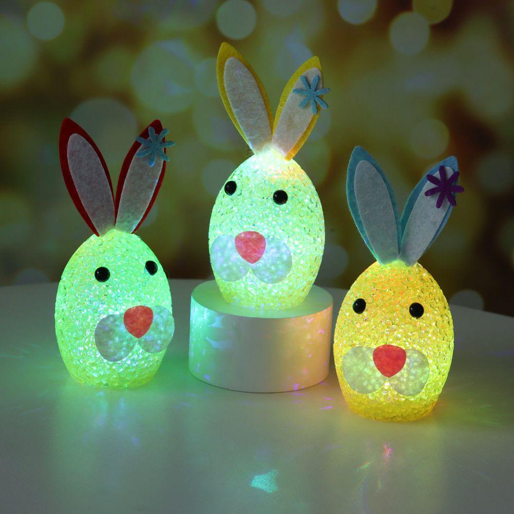 WATTLE Đèn LED Hình Thỏ Trang Trí Lễ Phục Sinh
