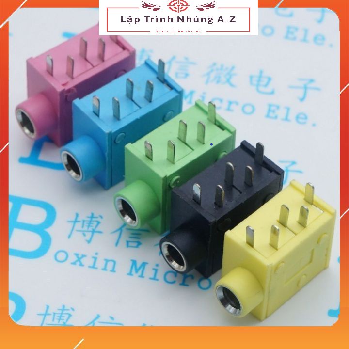 [Lập Trình Nhúng A-Z][G14] Jack Âm Thanh 3.5mm 5 Chân PJ215 PJ325