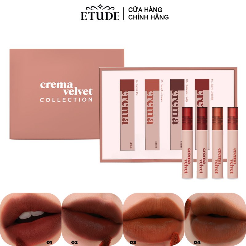 Son Etude Creama Velvet, son kem lì hàn quốc - september249.vn