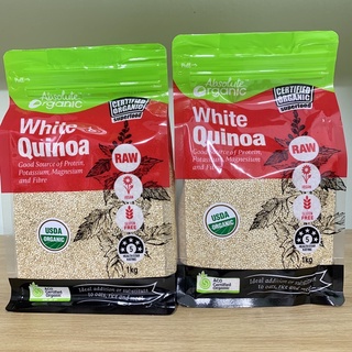 Hạt Diêm Mạch Quinoa Trắng Hữu Cơ Absolute Organic 1kg