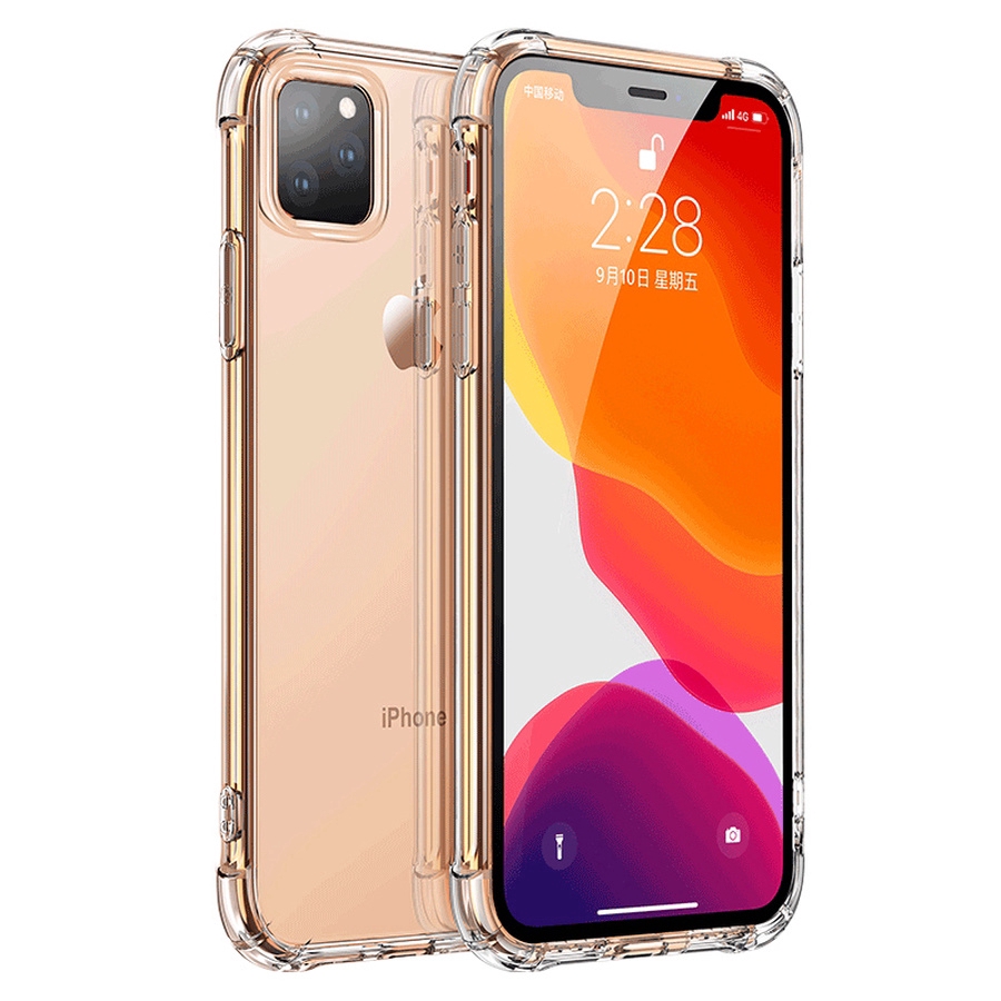 iPhone 13 12 11 Pro Max XS Max XR X 6 6S 7 8 Plus SE 2020 12 Mini Ốp điện thoại trong suốt mềm chống sốc cho