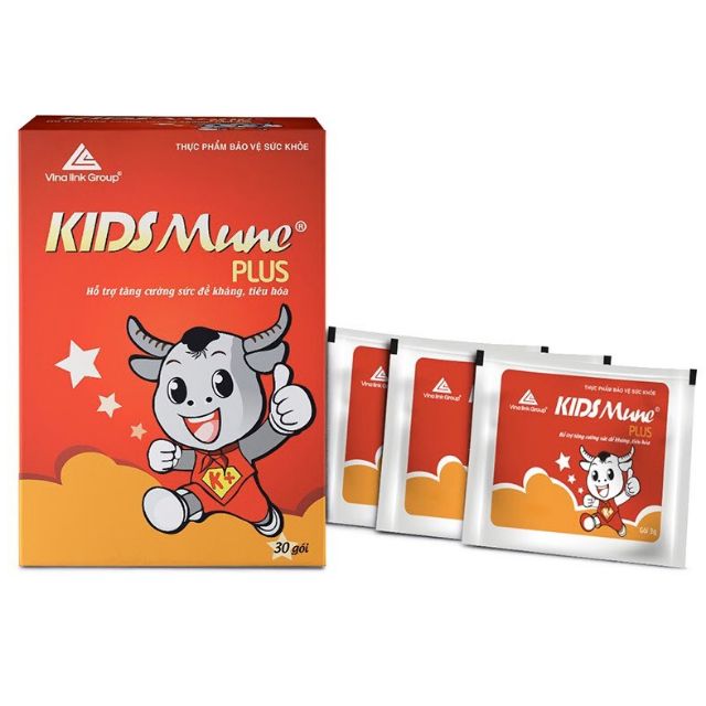Cốm tiêu hóa trẻ em KIDS MUNE, tiêu hóa tốt, ăn ngon, ngừa biếng ăn, thơm - ngọt nhẹ
