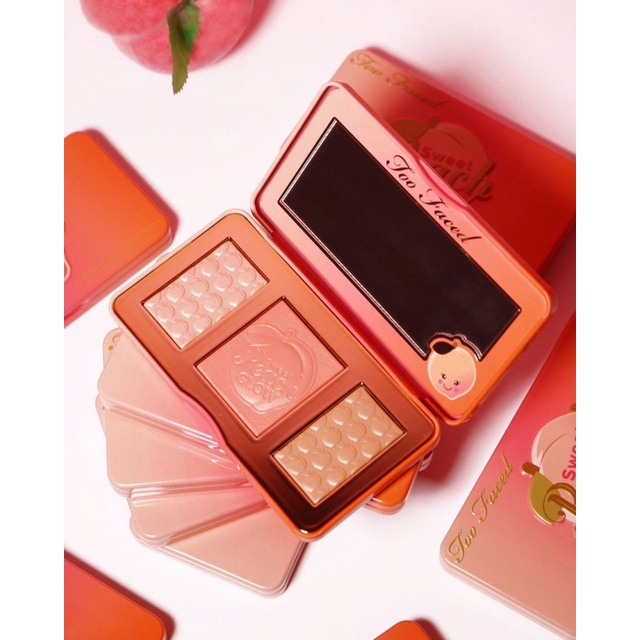 Bảng phấn má hồng, bắt sáng, tạo khối Too Faced Sweet Peach Glow | BigBuy360 - bigbuy360.vn