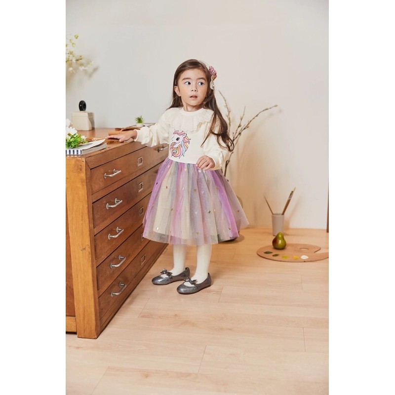 Đầm kỳ lân công chúa cho bé gái - kèm ảnh thật