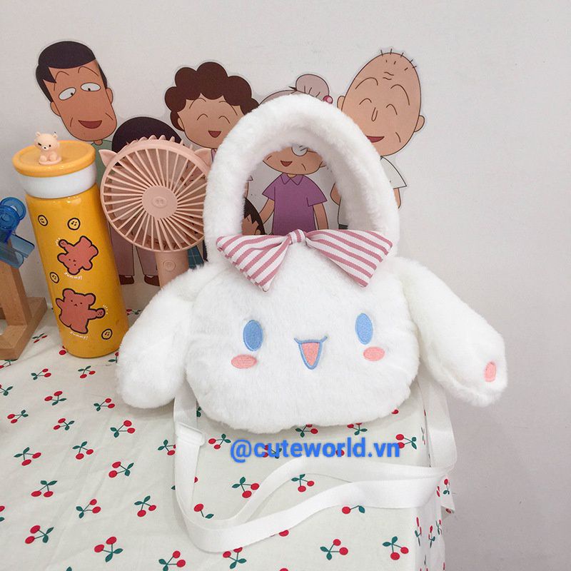 Túi Đeo Chéo Chú Chó Hoạt Hình Cinnamoroll Đáng Yêu