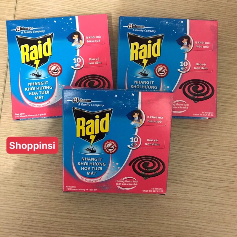 NHANG THƠM DIỆT MUỖI RAID