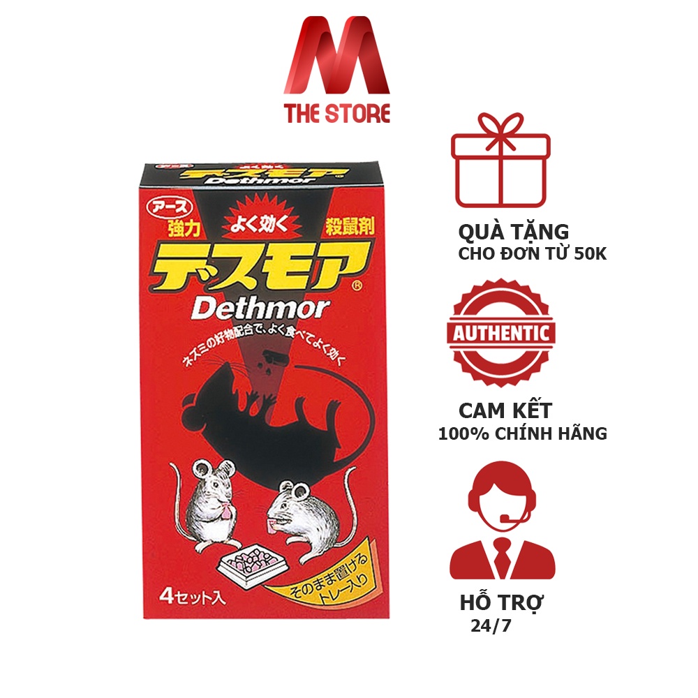 Thuốc diệt chuột Dethmor dạng viên Nhật Bản
