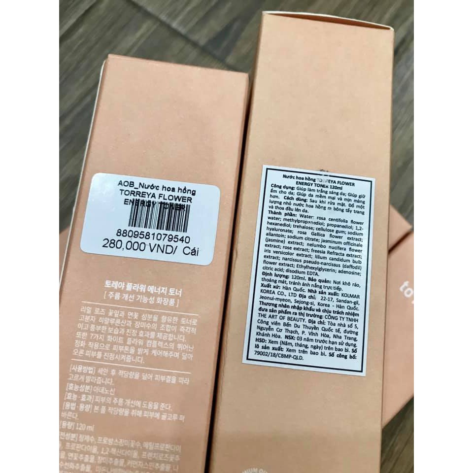 Nước Hoa Hồng Torreya Flower Energy Toner | BigBuy360 - bigbuy360.vn