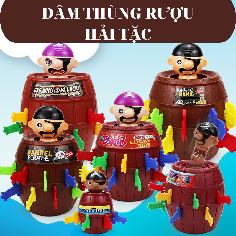 Đồ Chơi Đâm Thùng Rượu Hải Tặc Siêu Hấp Dẫn Cho Bé