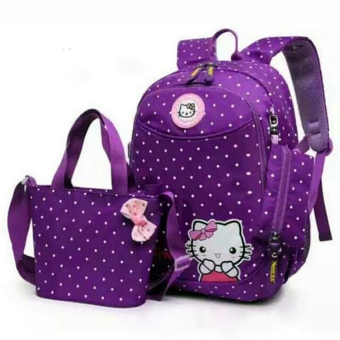 Ba Lô Đi Học Hình Hello Kitty 634-05 Cho Bé Gái Mẫu Giáo Gy540