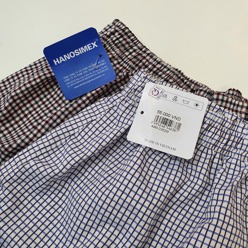 Quần Đùi Nam Kẻ Caro HANOSIMEX