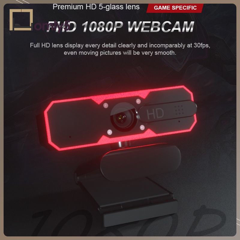 Webcam Full Hd 1080p Tự Động Lấy Nét Tích Hợp Micro Chuyên Dụng Cho Game Thủ | BigBuy360 - bigbuy360.vn