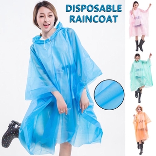 Áo mưa khẩn cấp bằng nhựa sử dụng 1 lần tiện dụng khi đi du lịch