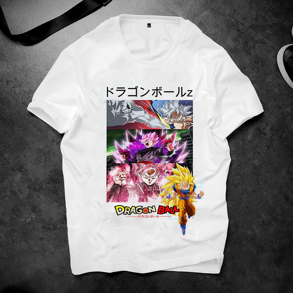 Áo thun form rộng unisex hình GoKu chất vải đẹp2019ts759