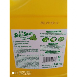 Nước Rửa Chén Lix Siêu Sạch 3.8Kg