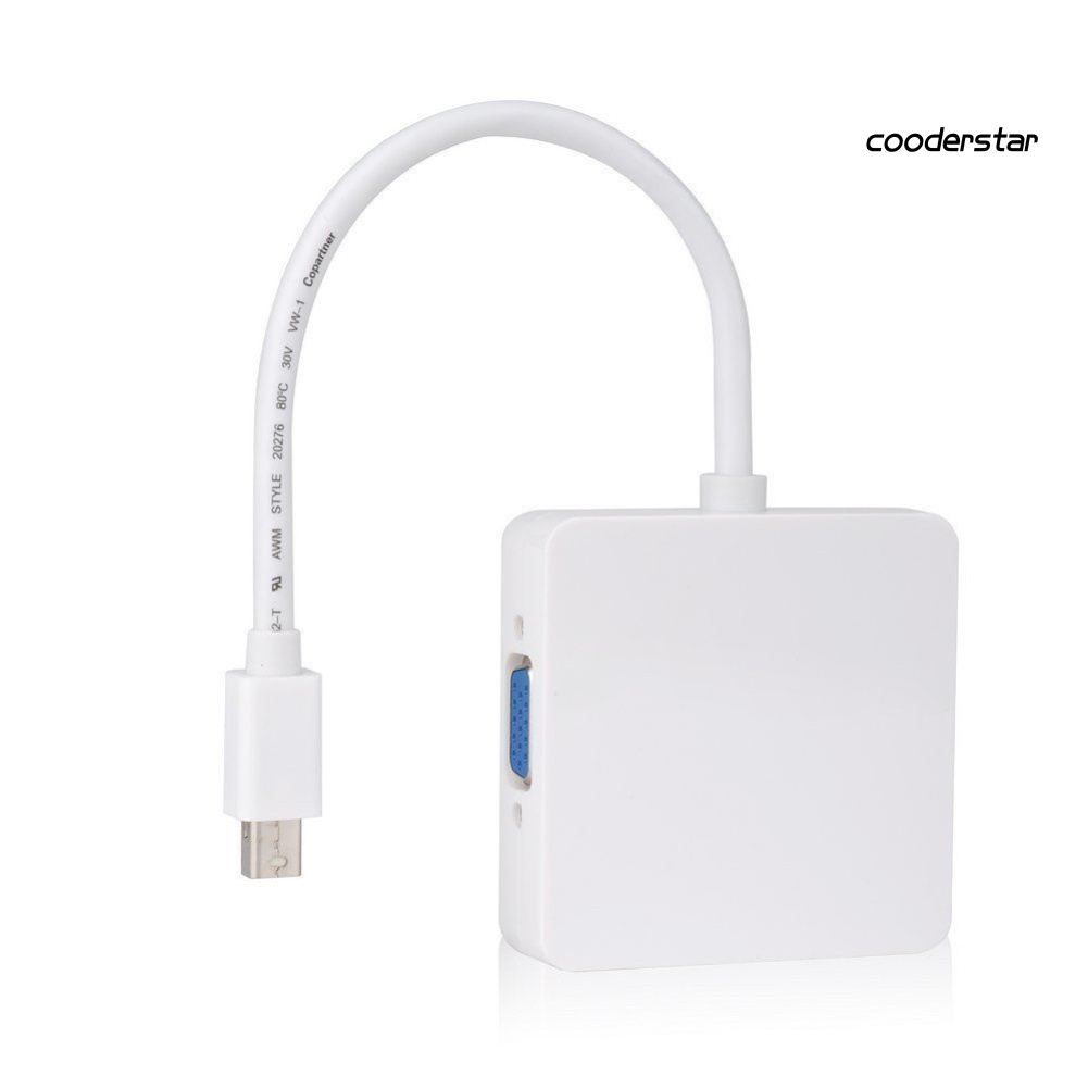 Dây Cáp Chuyển Đổi Dp Thunderbolt Sang Dvi Vga Hdmi 3 Trong 1 Cho Macbook | BigBuy360 - bigbuy360.vn