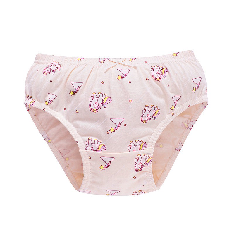 Set 5 QuầN LóT Cotton In HìNh NgựA Unicorn Dễ Thương Cho Bé GáI (2-13 TuổI)