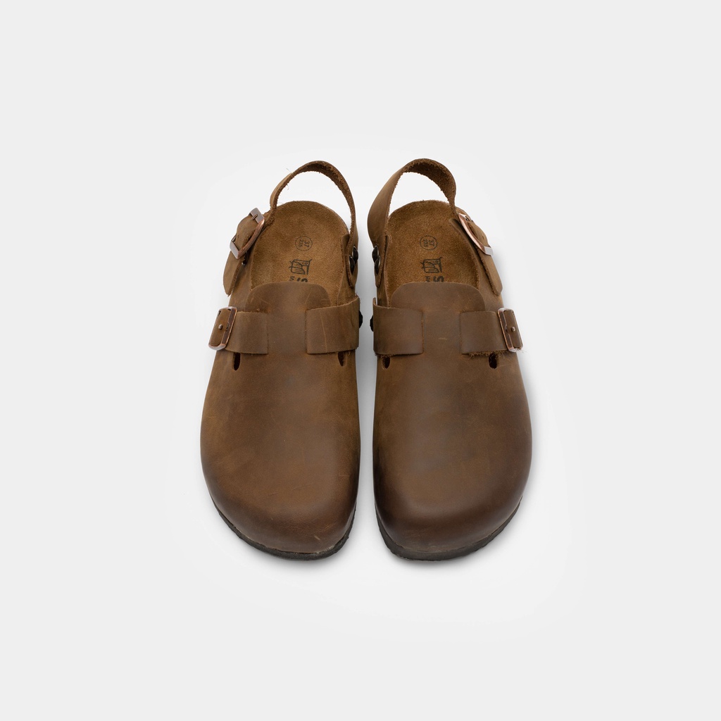 Sục đế trấu da thật by Shamong vintage made in Vietnam bảo hành 1 năm mã SDT