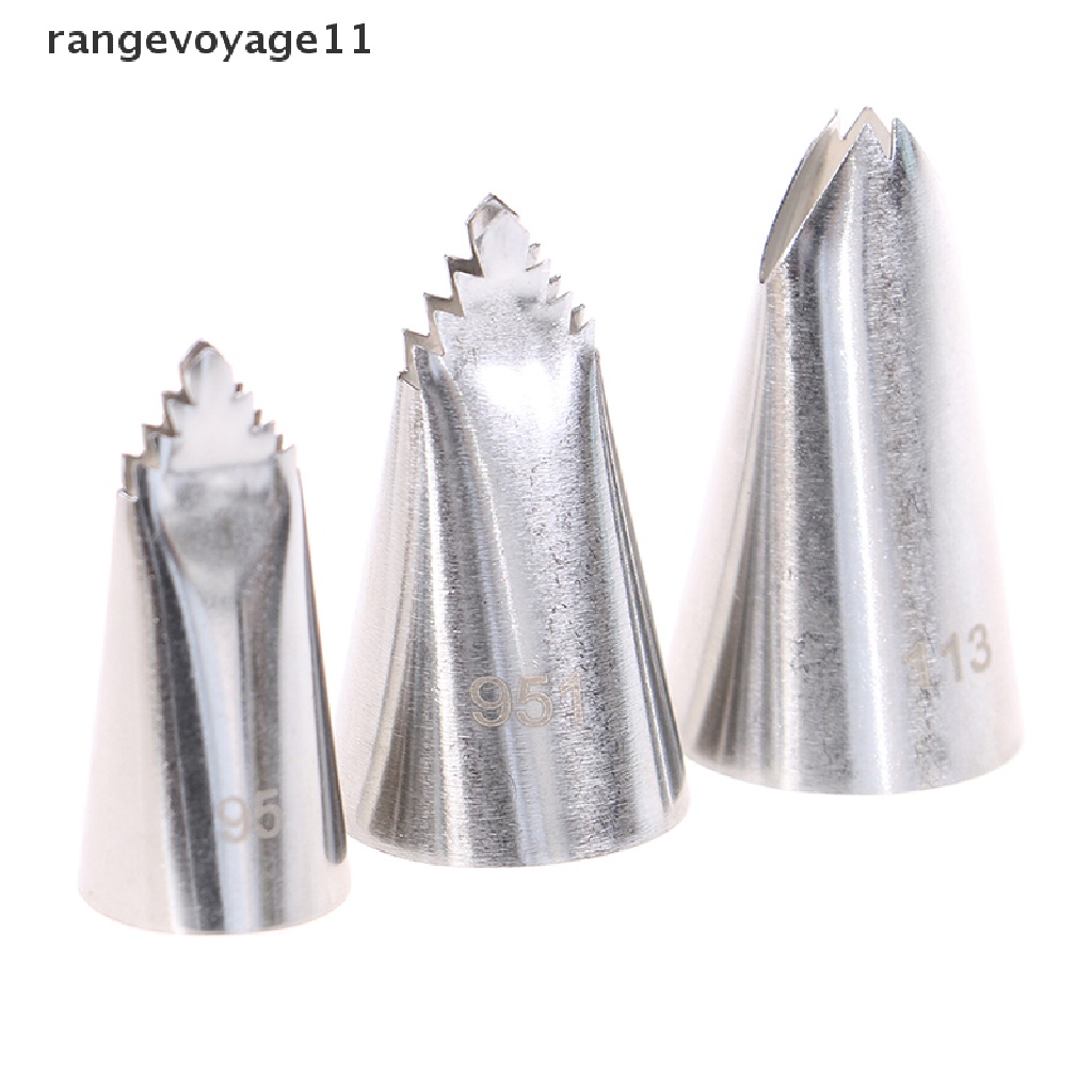 [Mới] 3 Cái #95#951#Bộ 113 Đuôi Bắt Bông Kem Hình Chiếc Lá