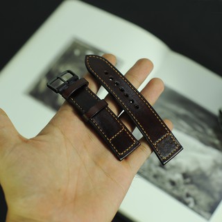 Dây đồng hồ Da bò nam - Đồ da Handmade DTD042