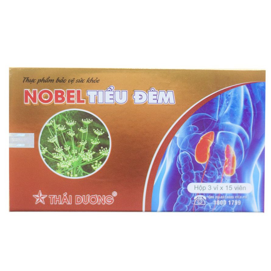 Viên uống Nobel Tiểu Đêm 45 viên/ hộp - Sao Thái Dương