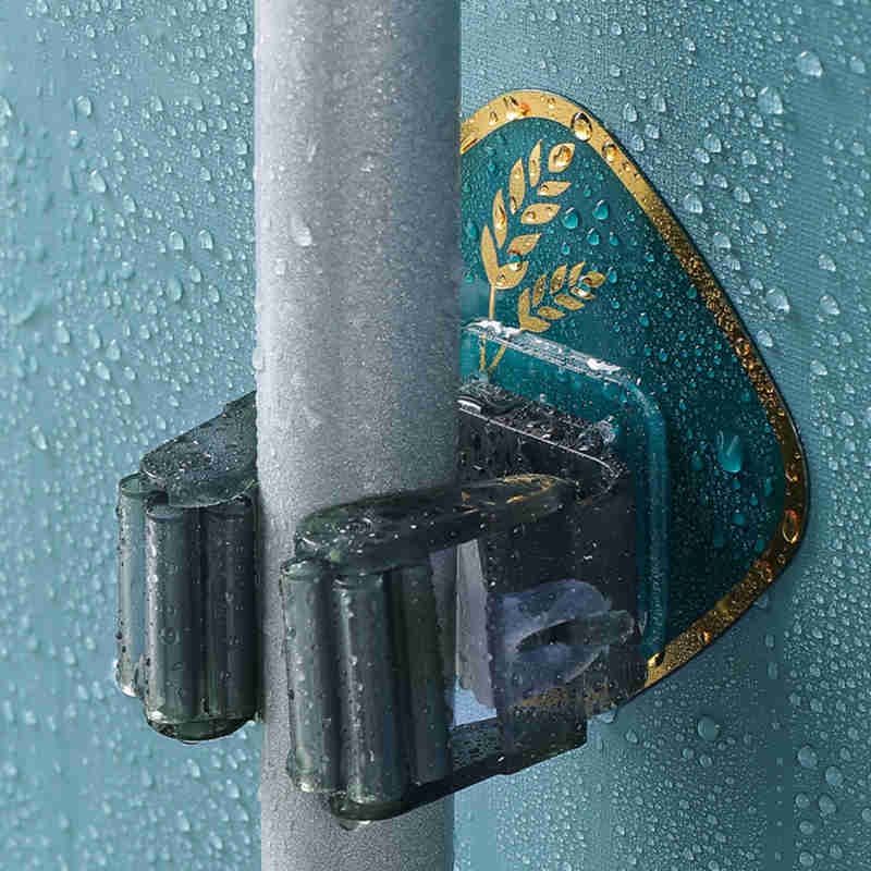 Giá Treo Cây Lau Nhà Gắn Tường Bằng Lúa Mạch Sang Trọng