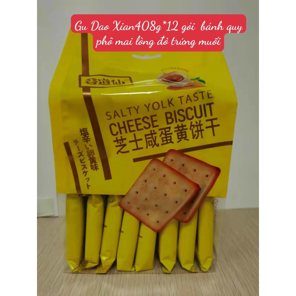 Bánh Quy Mặn 408g Vị Pho Mai