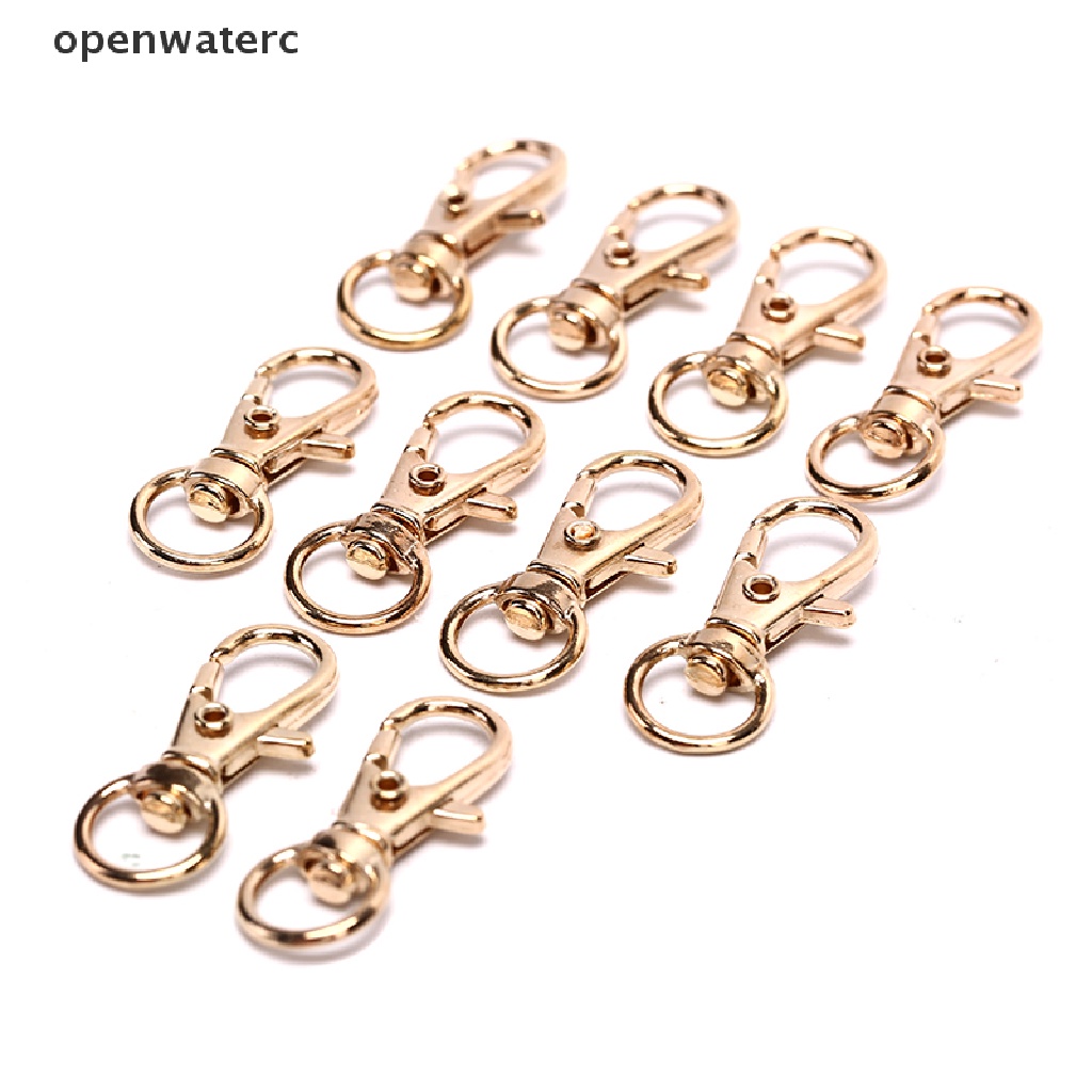 Set 10 móc khóa tôm hùm kẹp xoay dùng làm trang sức DIY