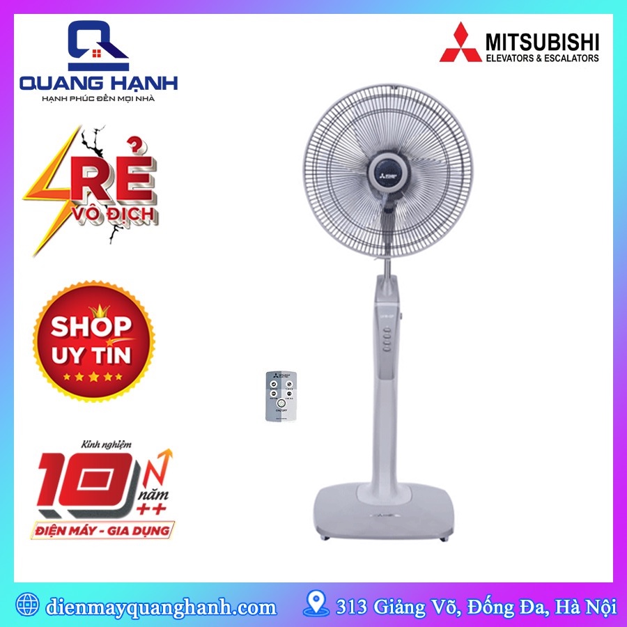 Quạt đứng Mitsubishi LV16-RA Bảo hành 12 Tháng [Hàng chính hãng, thay thế mã LV16-RV năm ngoái]